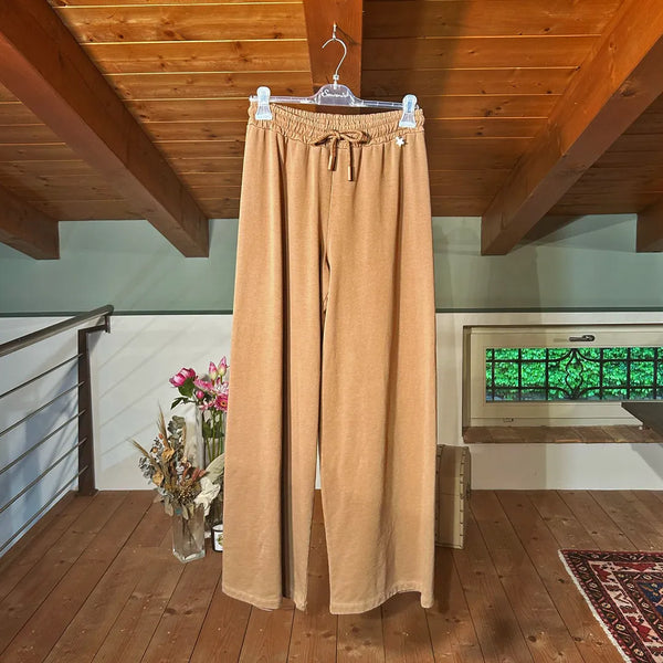 Pantalone tuta nocciola