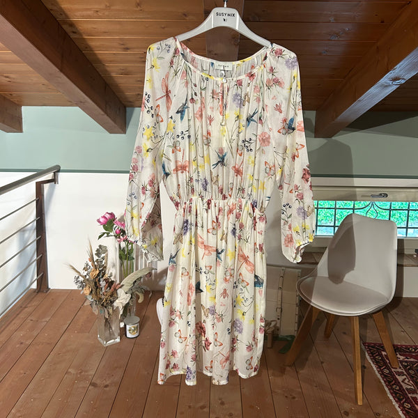 Printed mini dress