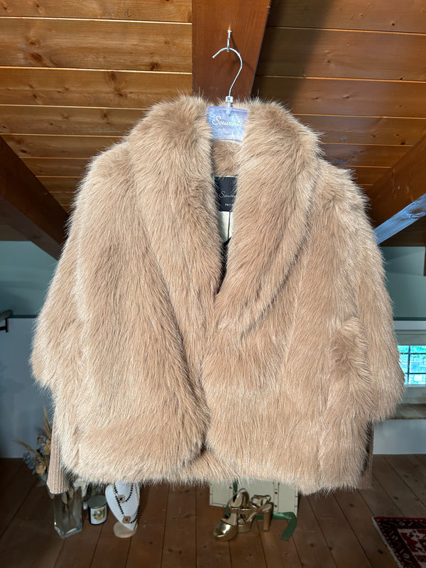 Faux fur jacket